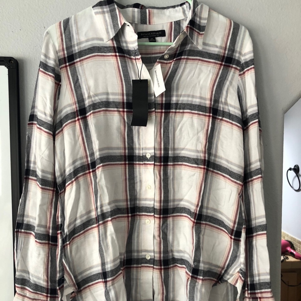 Brand New Banana Republic Flannel